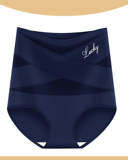 Women's Ice Silk High-Waist Panties | Comfortable Tummy Control Underwear for Everyday Wear 13