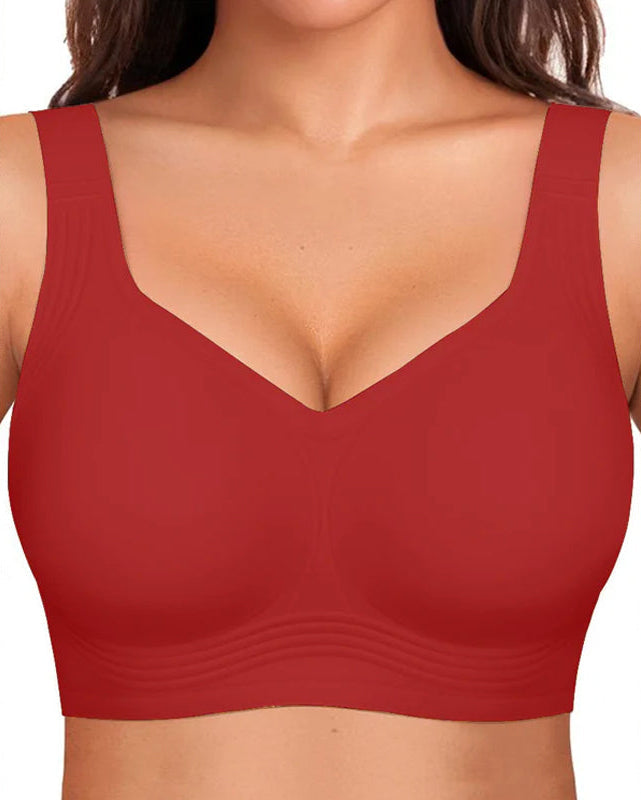 Women's Jelly Wireless Bra | Comfortable Full Coverage Smoothing Underwear | Soft Supportive Design 20