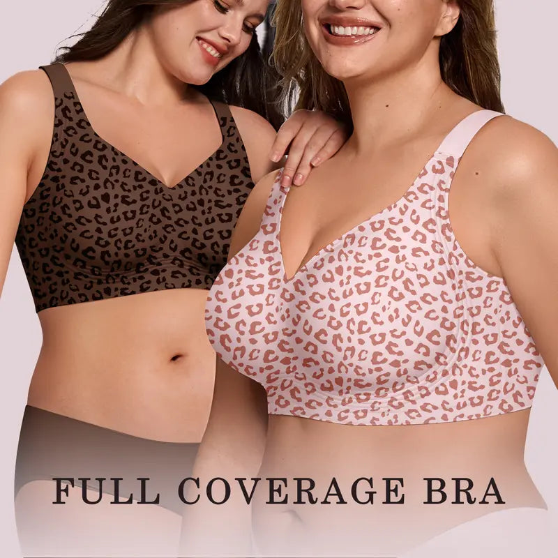 Women's Jelly Wireless Bra | Comfortable Full Coverage Smoothing Underwear | Soft Supportive Design 4