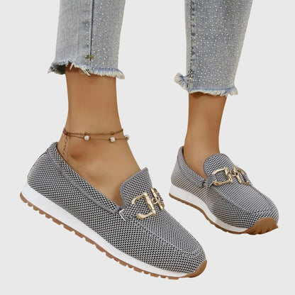 Women's Leather Loafers | Comfortable Chic Slip-On Shoes with Orthopedic Cushioning 2