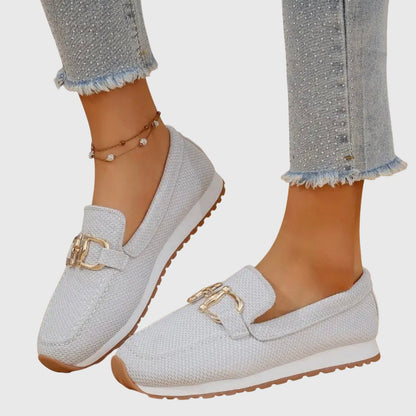 Women's Leather Loafers | Comfortable Chic Slip-On Shoes with Orthopedic Cushioning 8