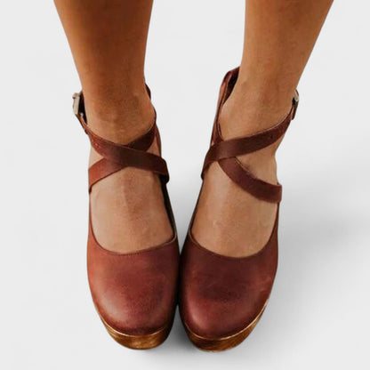 Women's Leather Orthopedic Sandals | Elegant Supportive Flat Summer Shoes 1
