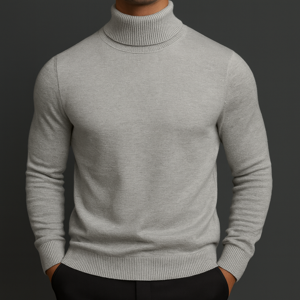 Women's Merino Wool Turtleneck Sweater | Soft Breathable Black Knit Top 5