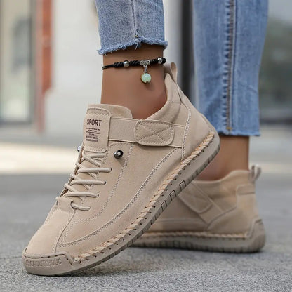 Women's Premium Leather Orthopedic Sneakers | Comfortable Slip-On Walking Shoes 5