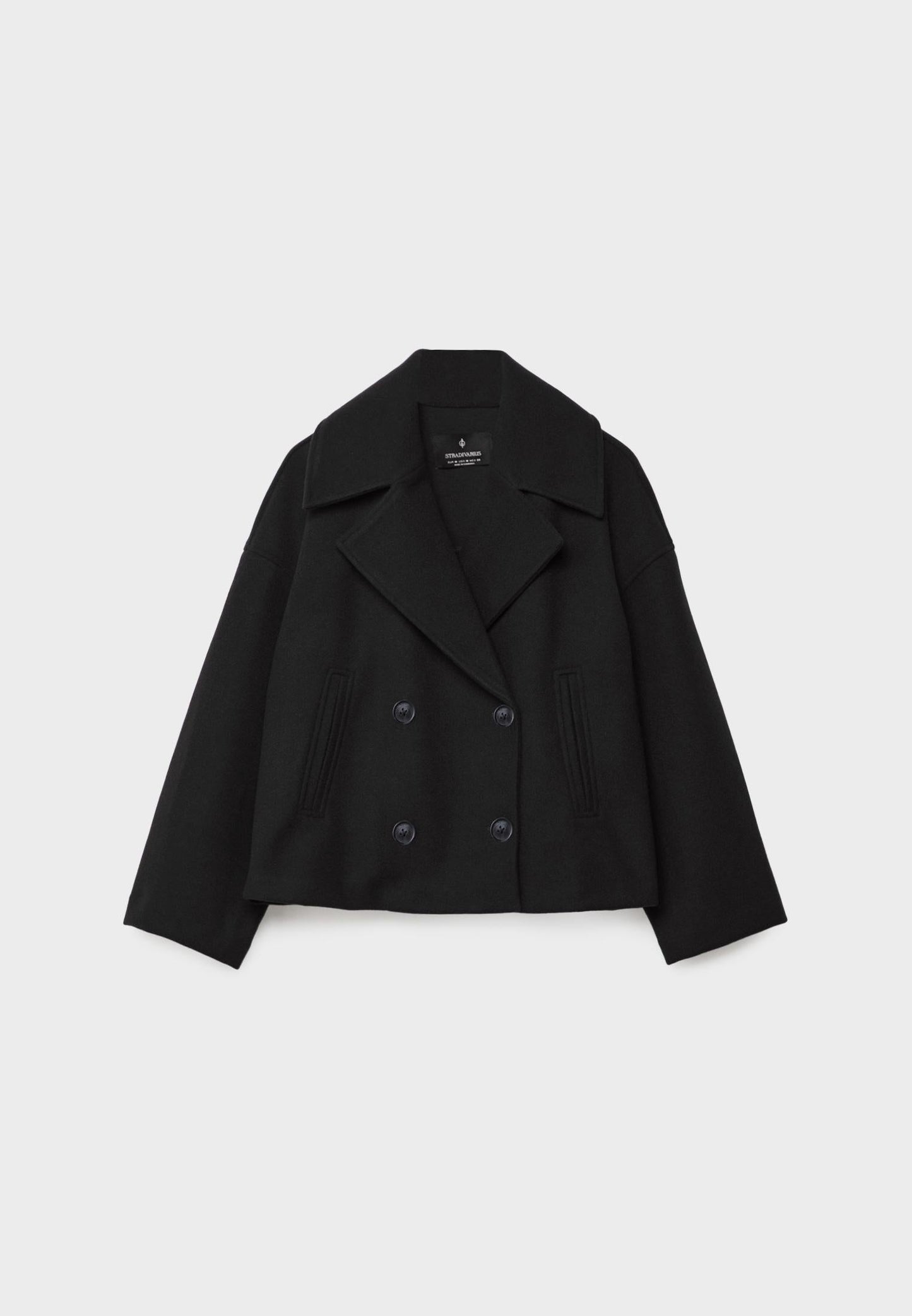 Women's Warm Wool Blend Short Coat | Elegant Double-Breasted Winter Outerwear 6