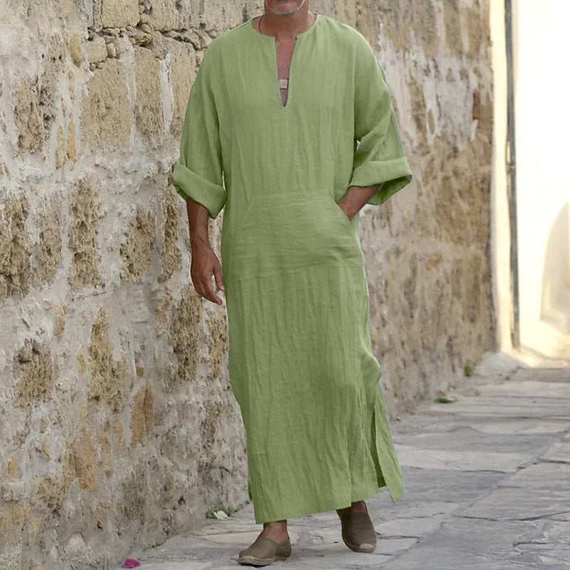 Idris | Linen Kaftan Robe