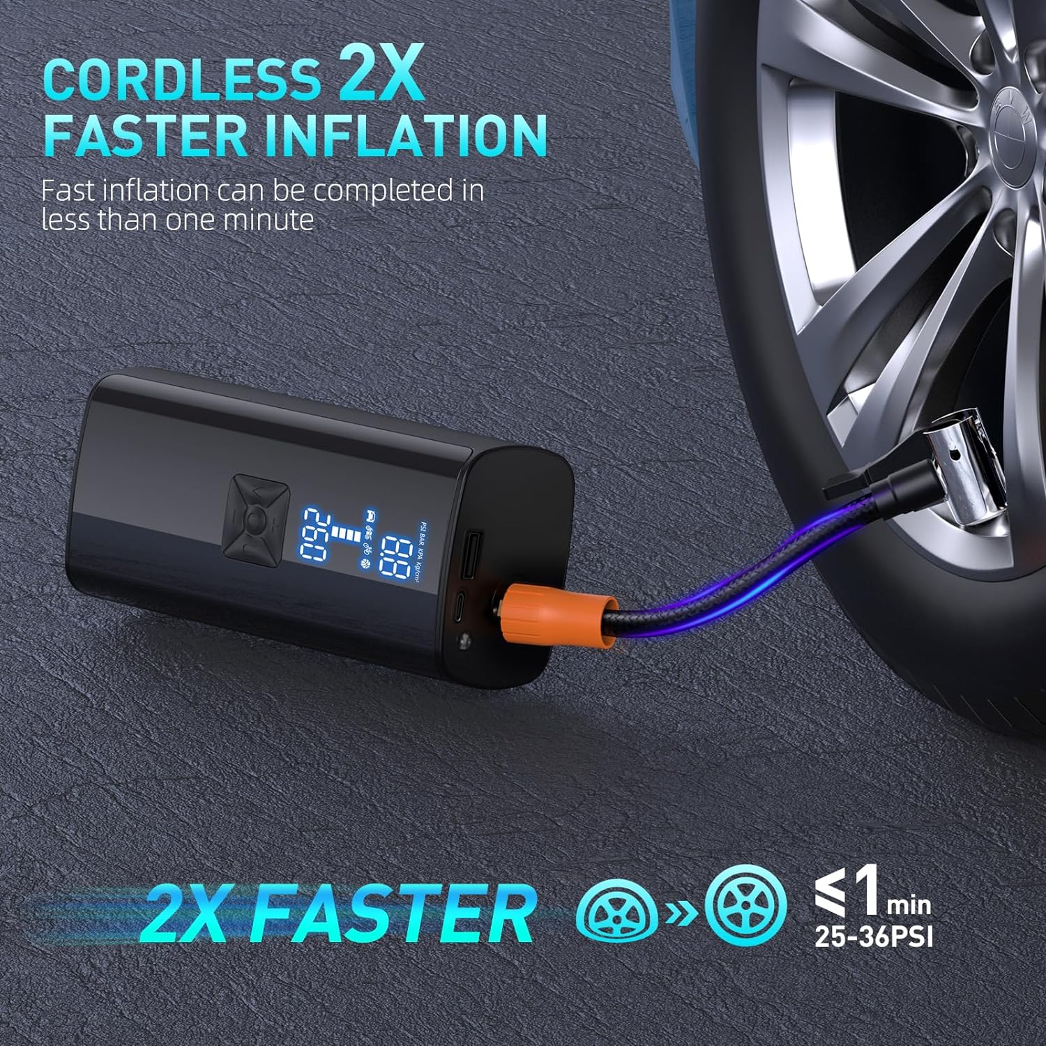 GloryPump All-In-One Portable Air Pump