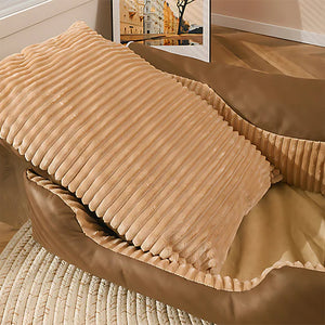 All-Season Cozy Removable Backrest Dog Bed