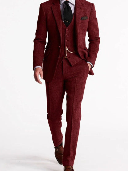 Alvin | Tweed Three-Piece Winter Suit