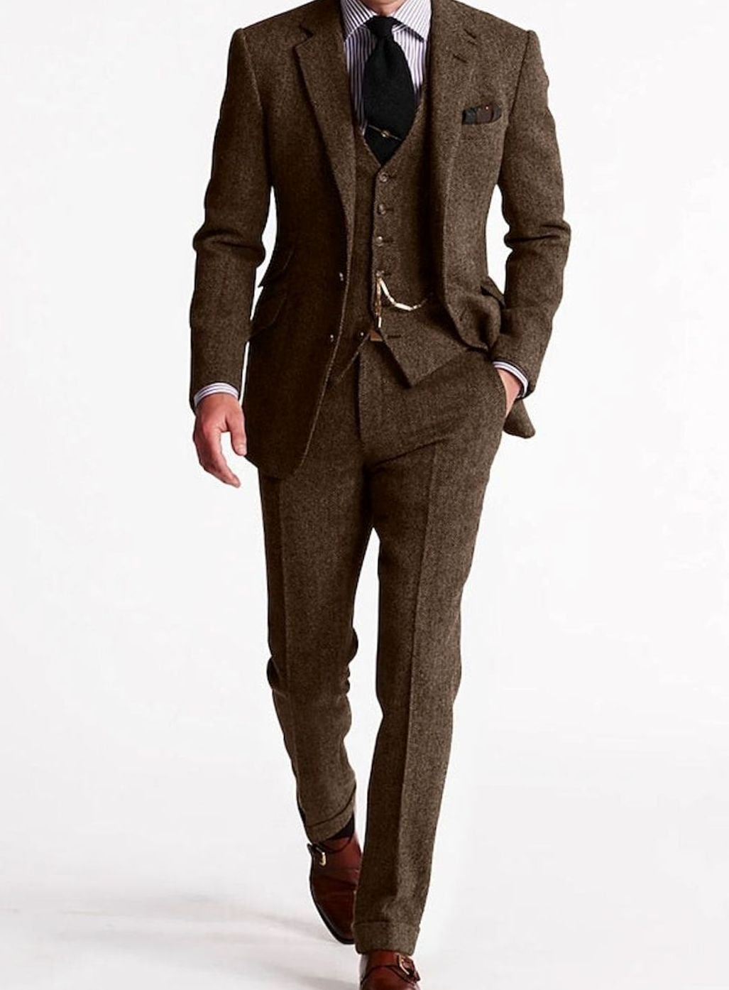 Alvin | Tweed Three-Piece Winter Suit