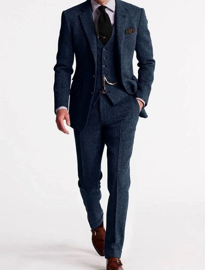 Alvin | Tweed Three-Piece Winter Suit