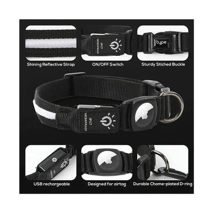 Premium GPS Dog Collar with LED Light