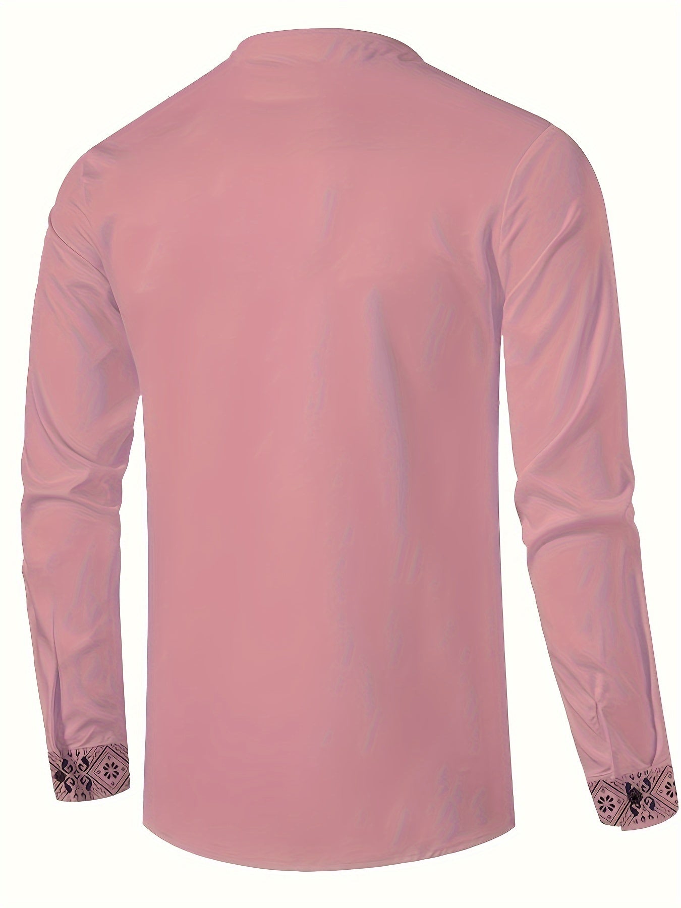 Men's Long Sleeve Henley Shirt
