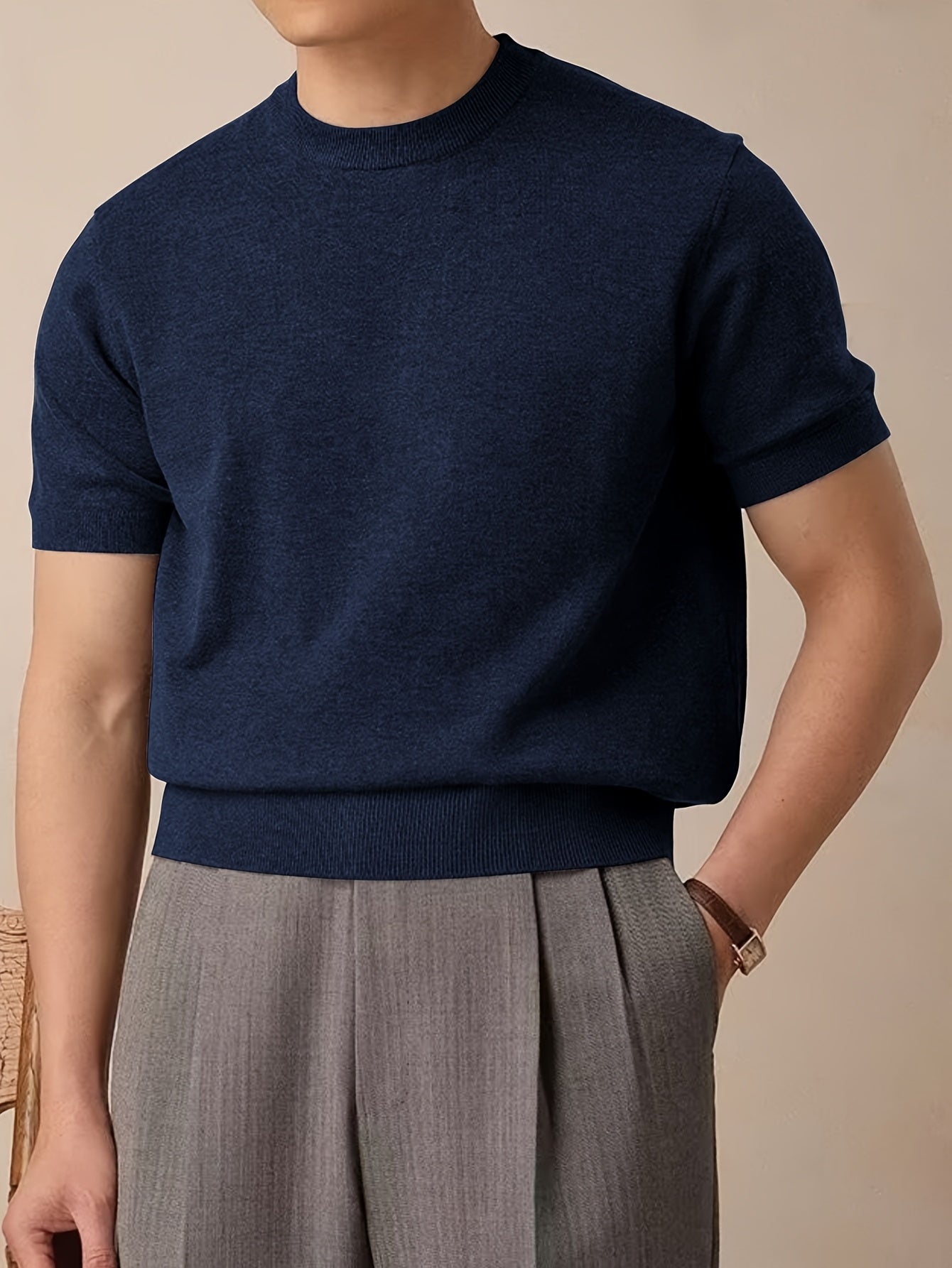 Reid – Refined Short Sleeve Knit Polo Shirt