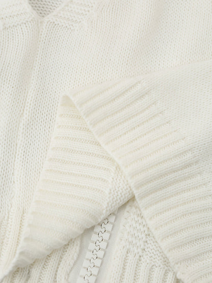 Women's High Collar Ribbed Knit Vest