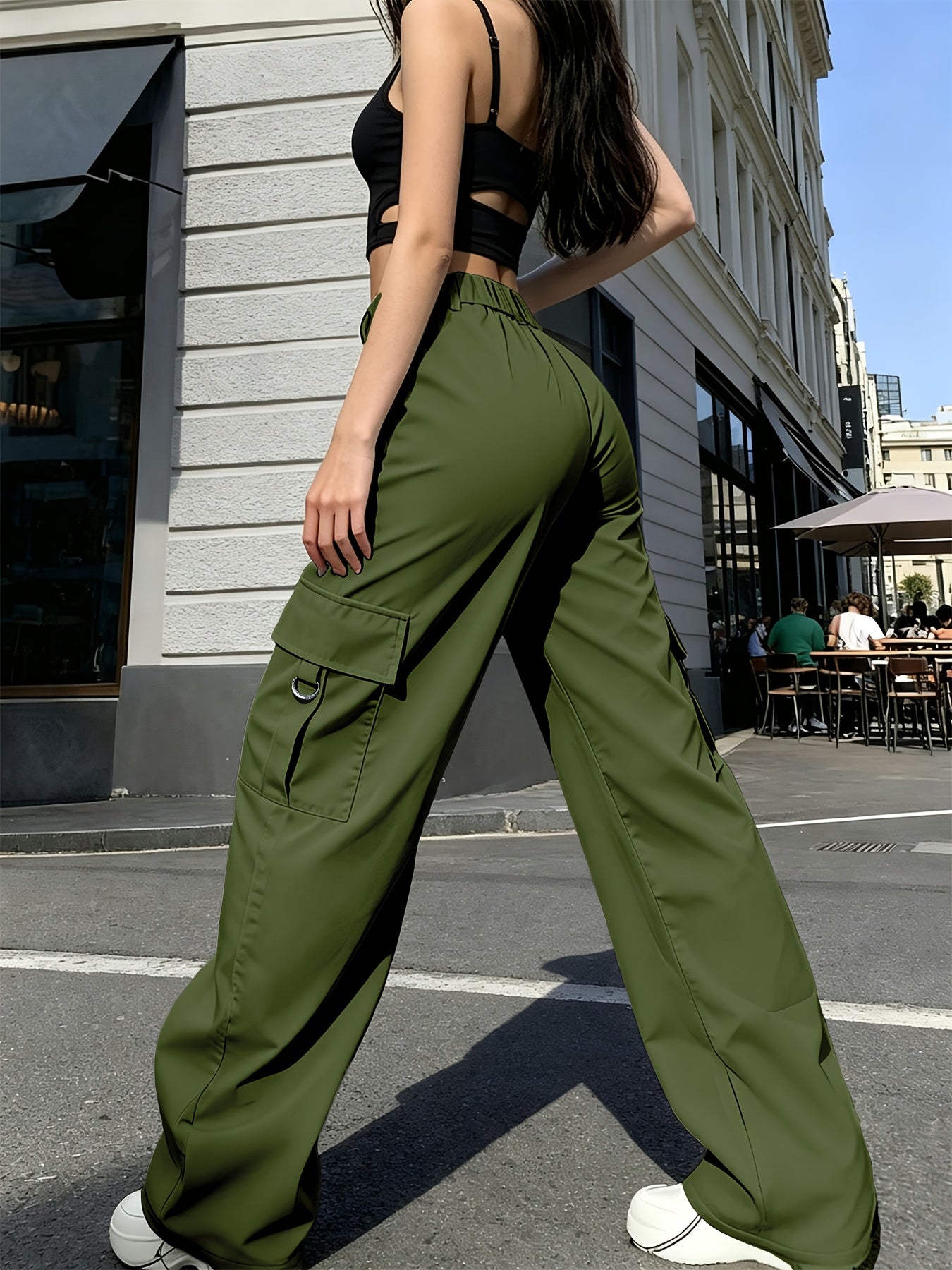 Marceline | High-Waisted Cargo Pants