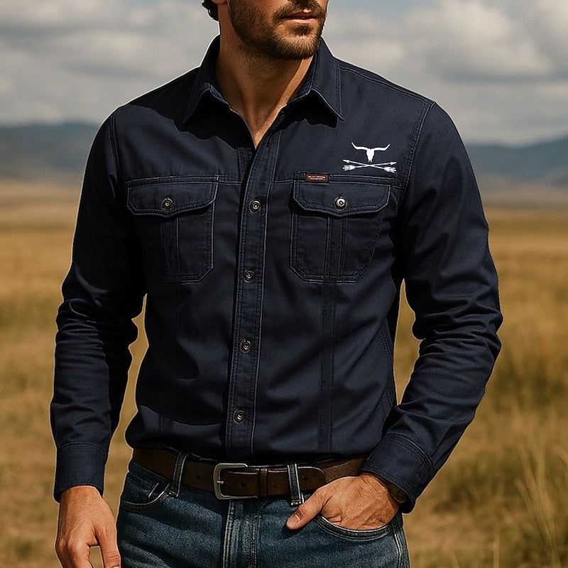 Sawyer | Long Sleeve Western Work Shirt
