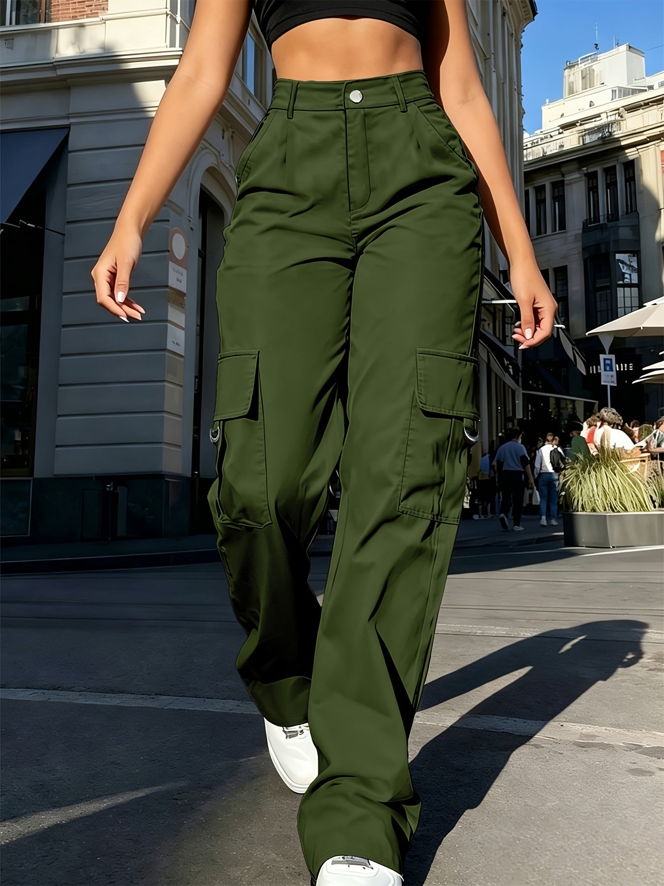 Marceline | High-Waisted Cargo Pants