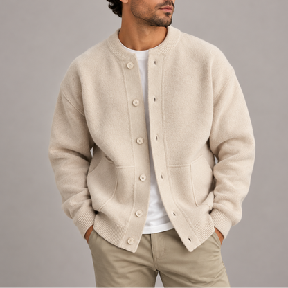 Rowley | Textured Button-Up Knit Cardigan