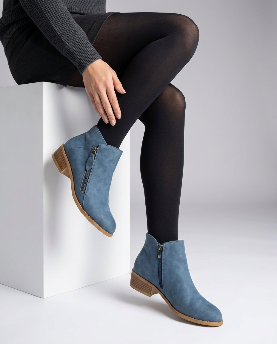 Iris | Women's Block Heel Ankle Boots