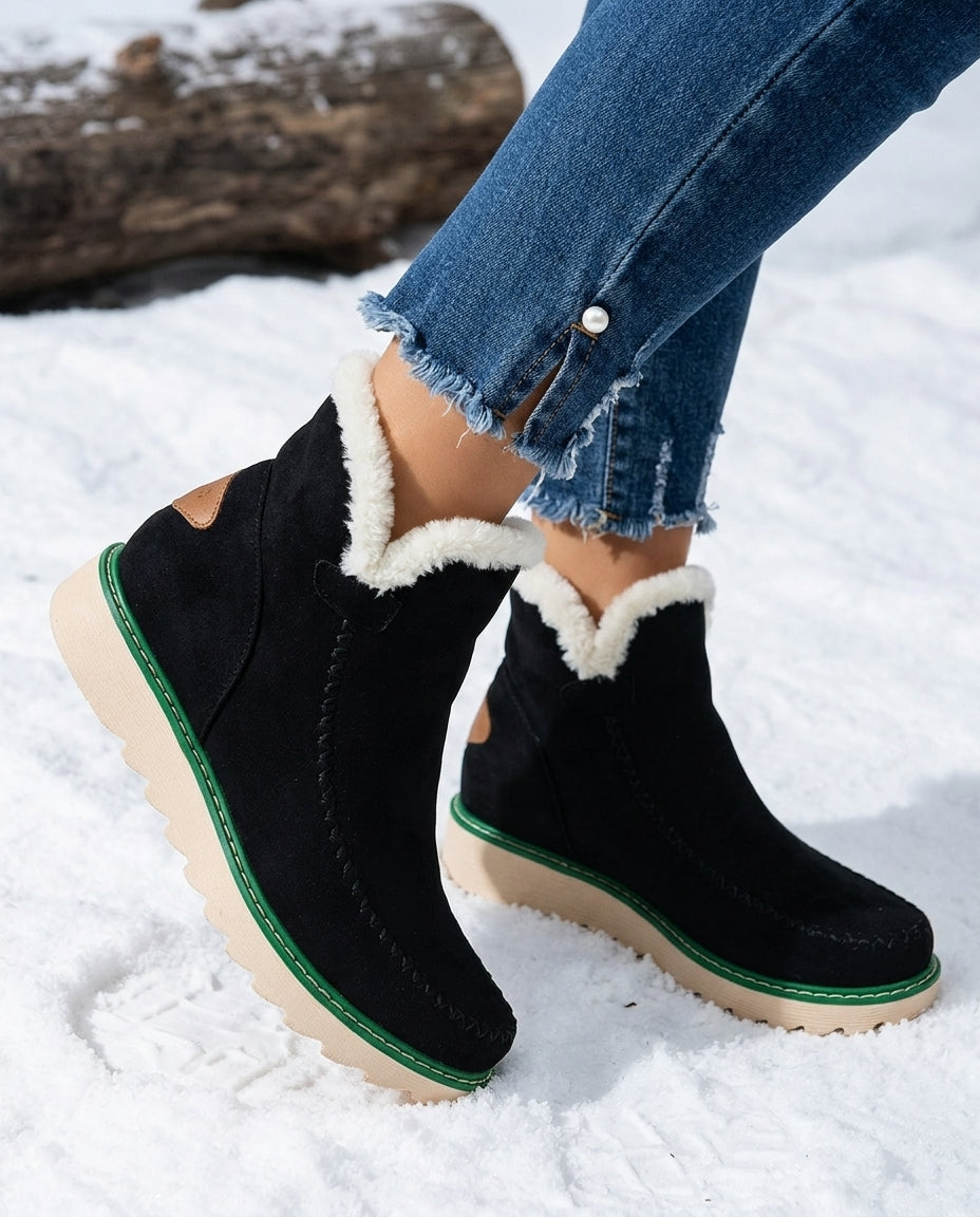 Sloane | Women's Fleece Lined Platform Boots