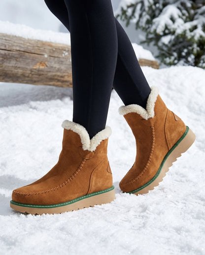 Sloane | Women's Fleece Lined Platform Boots