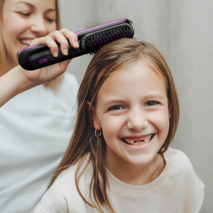 Portable Straightener Brush - GoBrush PRO