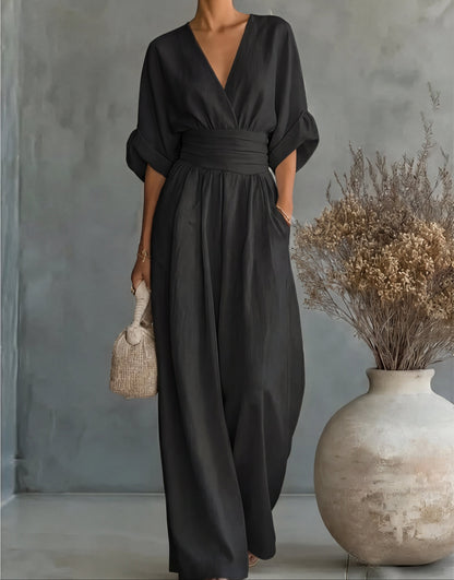 Genevieve | Elegant Wide-Leg Jumpsuit