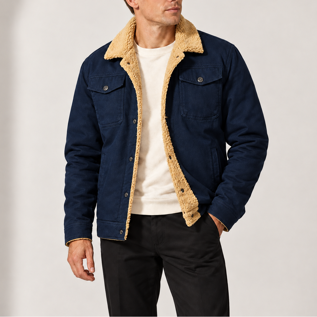 Lachlan | Sherpa-Lined Trucker Jacket