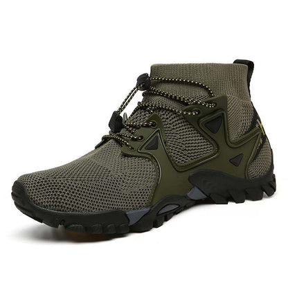 Men Slip-On High-Top Breathable Upstream Wading Shoes