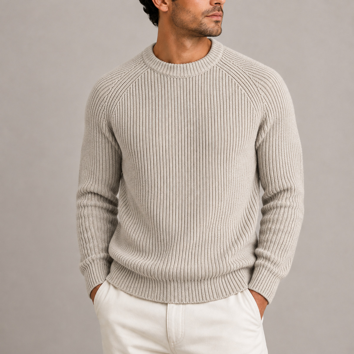 Fenwick | Fisherman Rib Knit Sweater