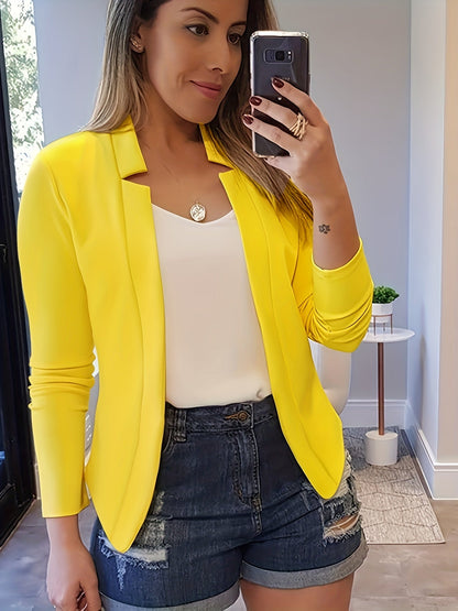 Women's Open Front Blazer Jacket