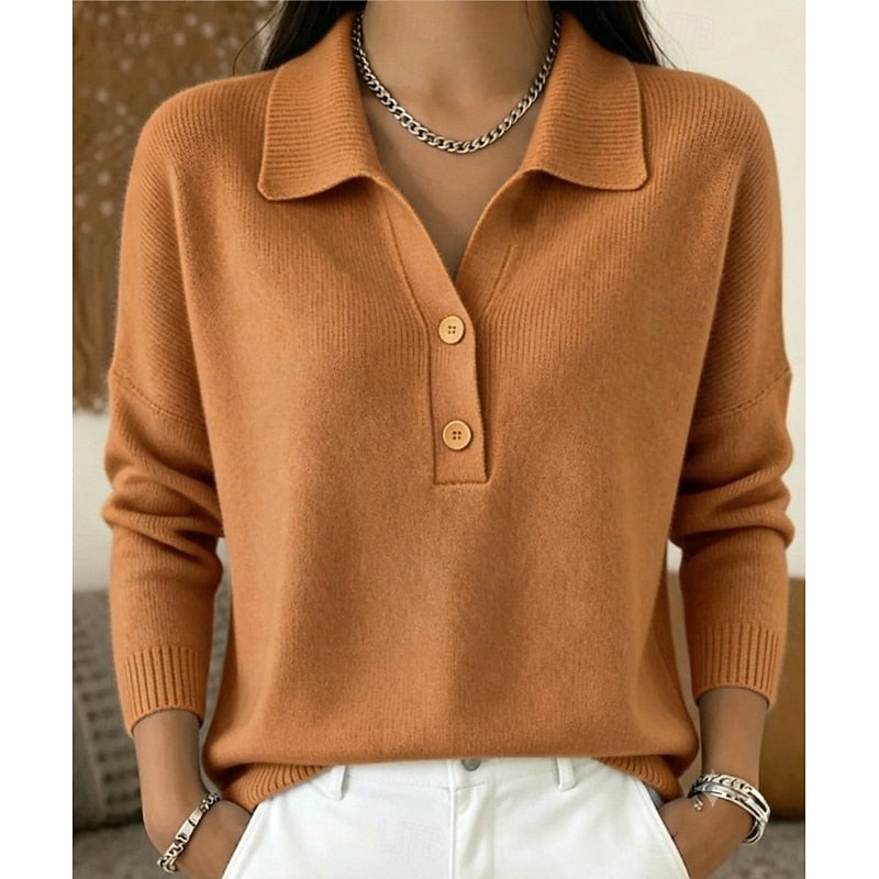Maeve | Women's Collared Button Pullover