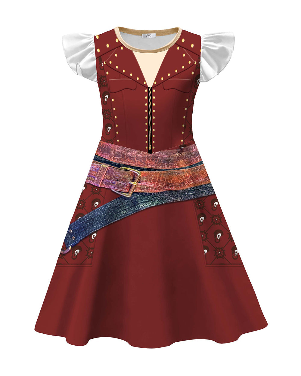 Kids Wicked Wonderland Hazel Hook Dress Pirate Daily Cosplay Outfit Halloween Costume