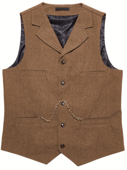 Arthur | Refined Herringbone Waistcoat