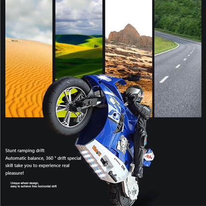 1:6 RC Motorcycle High Speed Drift Motorcycle Remote Control Racing Stunt Motorcycle