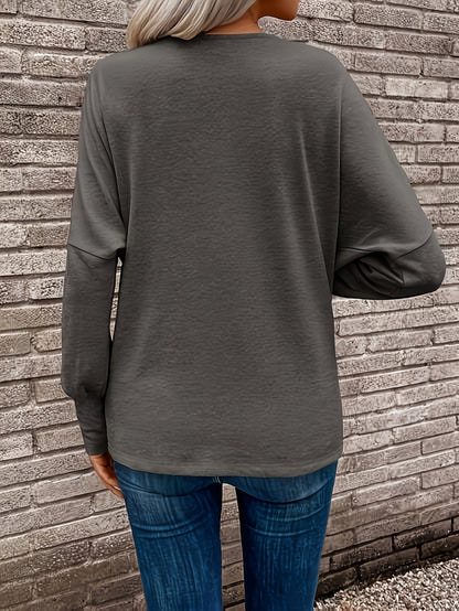 Women's Cowl Neck Long Sleeve Top