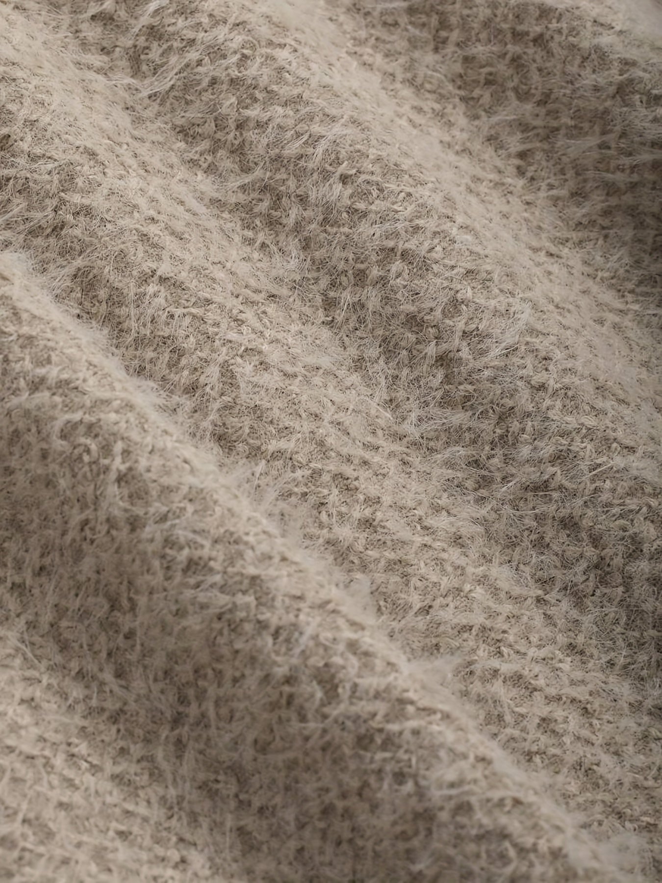 Women's Fuzzy Knit Long Sleeve Top
