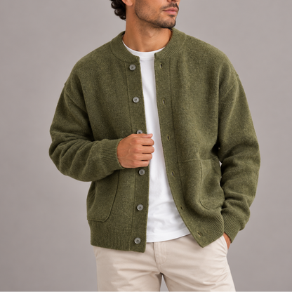 Rowley | Textured Button-Up Knit Cardigan