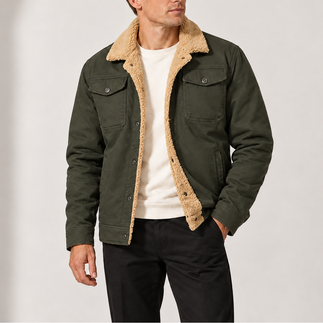 Lachlan | Sherpa-Lined Trucker Jacket