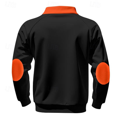 Keith | Men's Quarter-Zip Colour Block Pullover