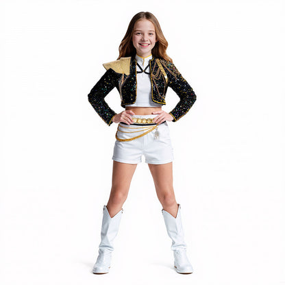 Eclipse | Sequin Glitter Women Costume Set