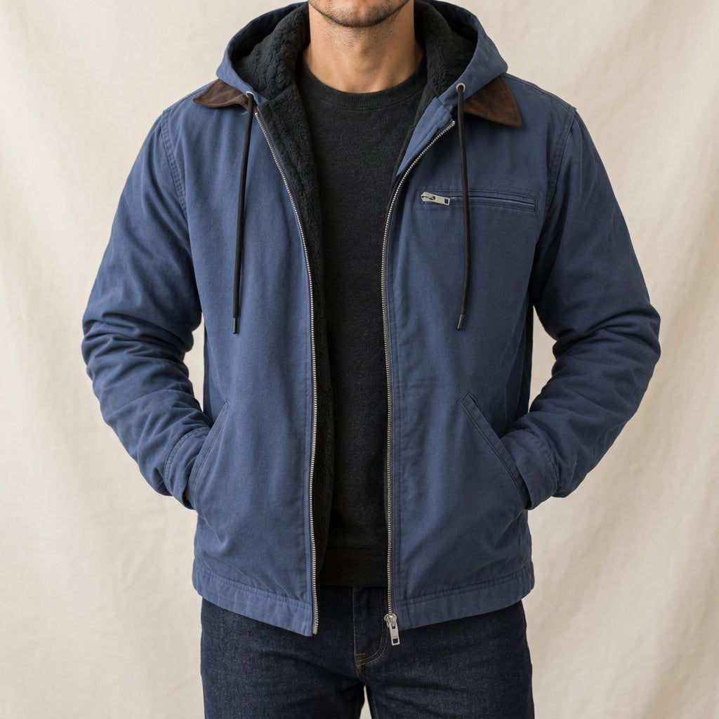 Alessio | Lightweight Cotton Layering Jacket for Men