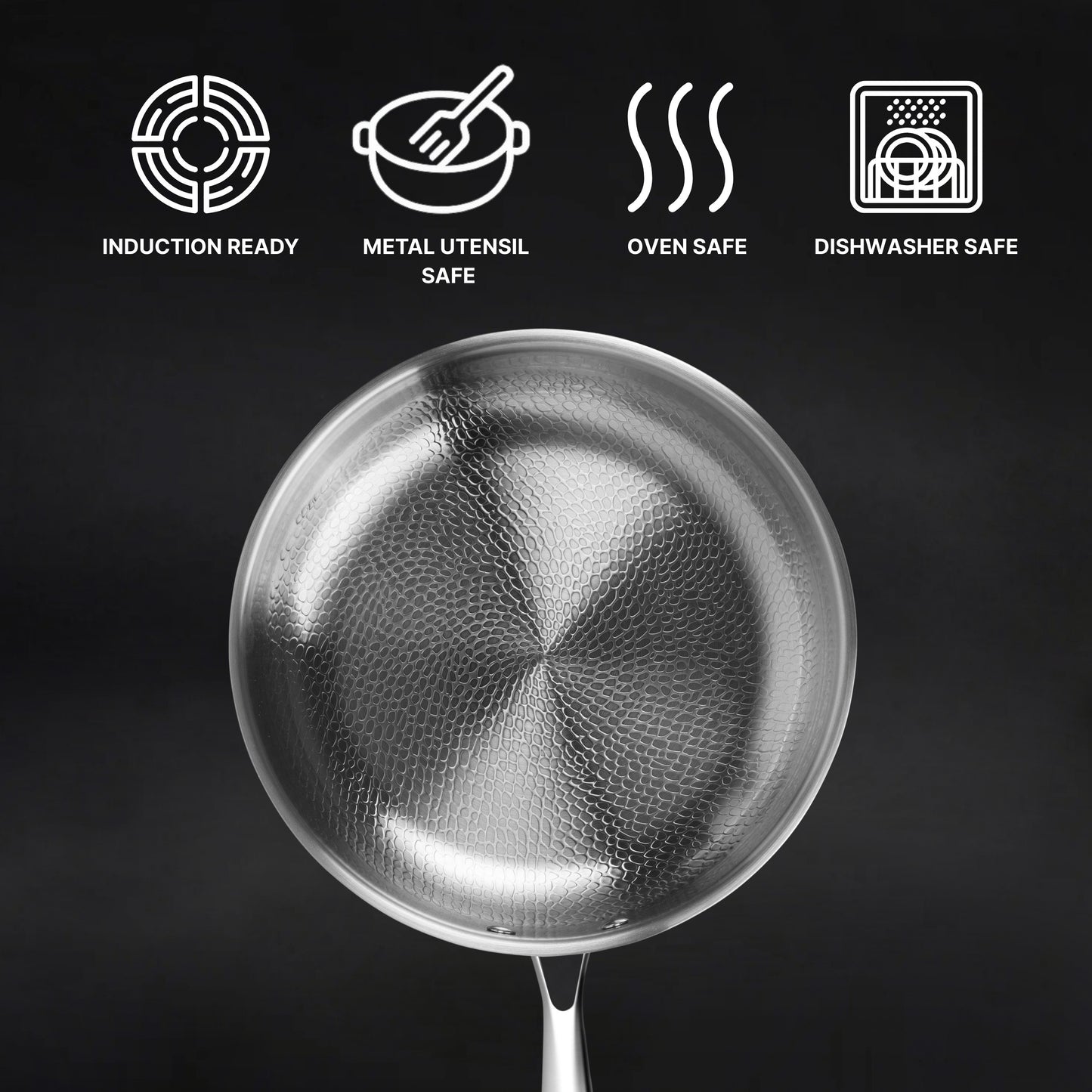 Titanium Hammered Pan Pro