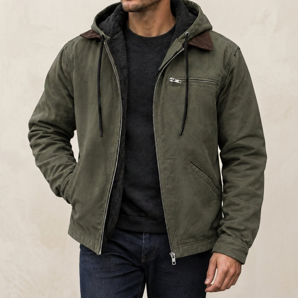 Alessio | Lightweight Cotton Layering Jacket for Men