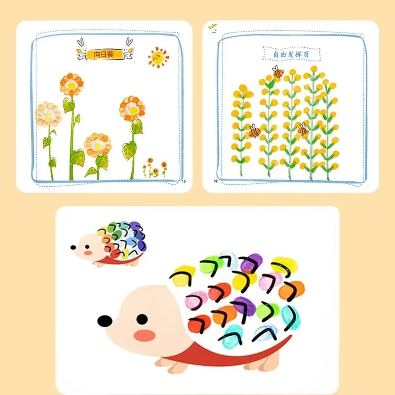 Finger Painting Kit-24 Color Seal/30 Pages
