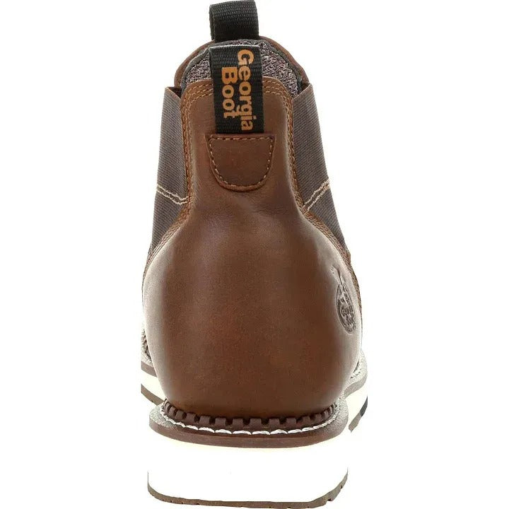 Men's Waterproof Chelsea Wedge Work Boots