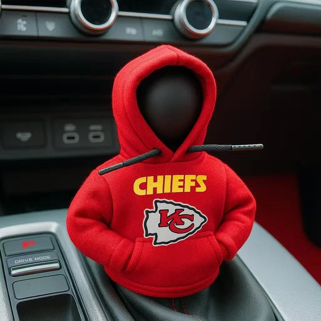 Football-Style Car Gear Shift Hoodie