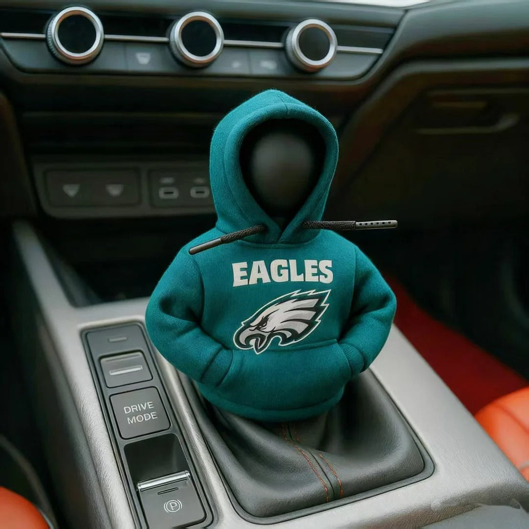 Football-Style Car Gear Shift Hoodie