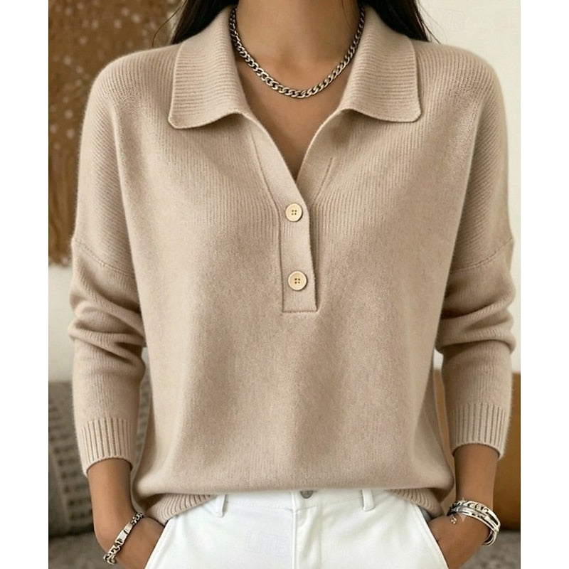 Maeve | Women's Collared Button Pullover